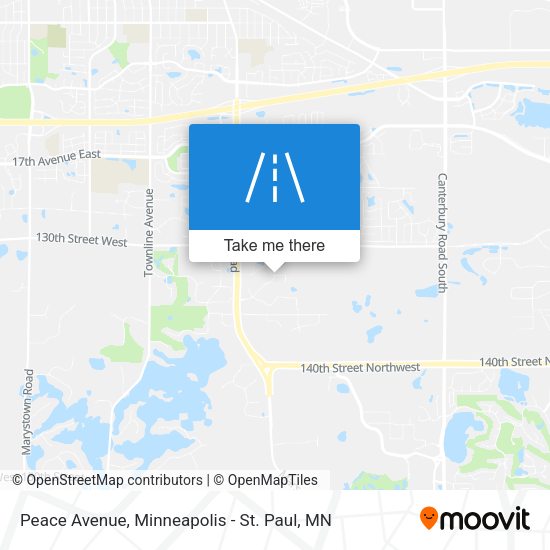 Mapa de Peace Avenue