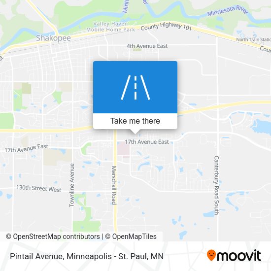 Pintail Avenue map
