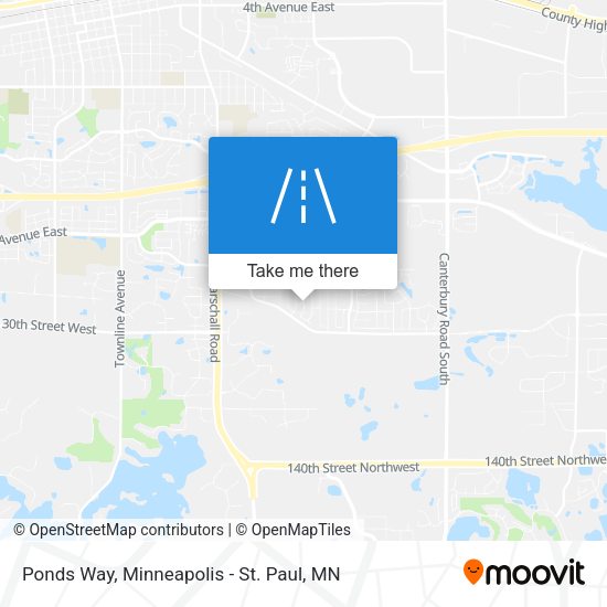 Mapa de Ponds Way