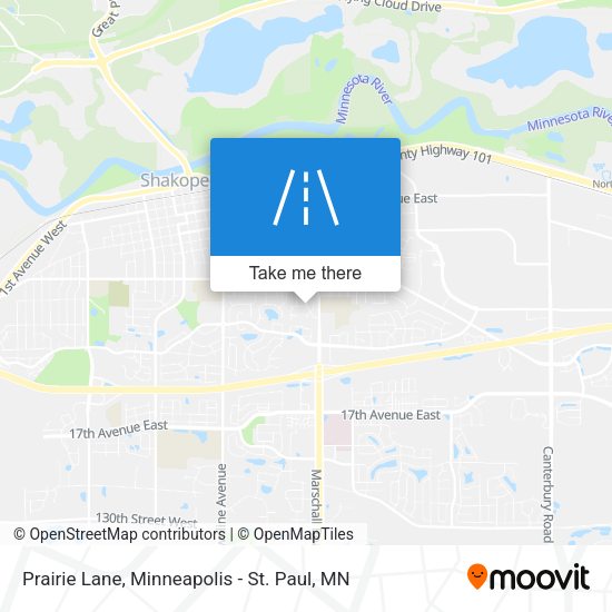 Mapa de Prairie Lane