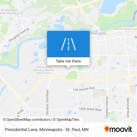 Mapa de Presidential Lane