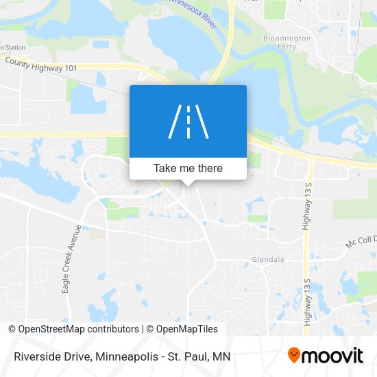 Mapa de Riverside Drive