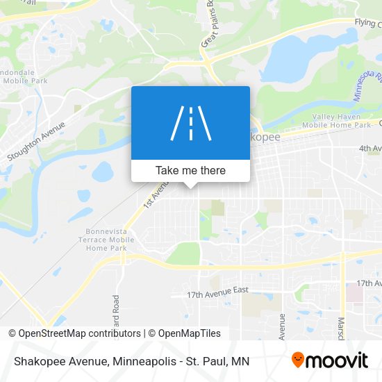 Shakopee Avenue map