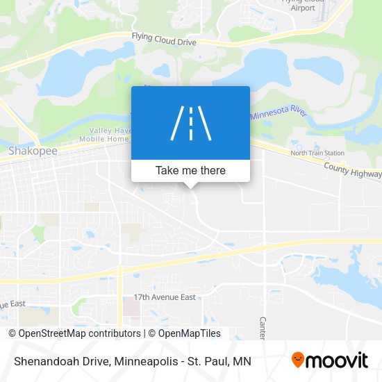 Mapa de Shenandoah Drive