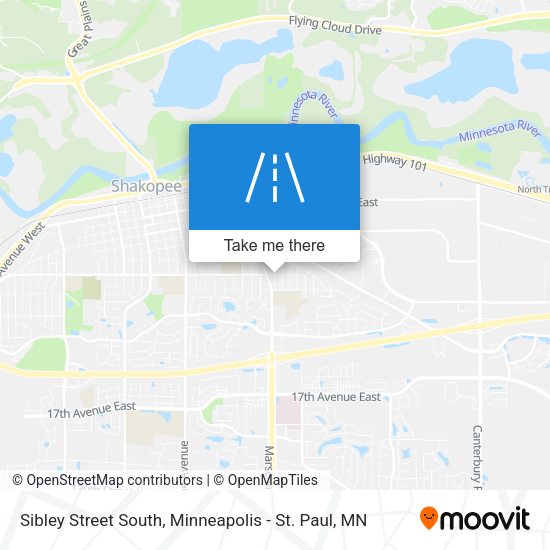 Sibley Street South map