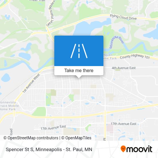 Spencer St S map
