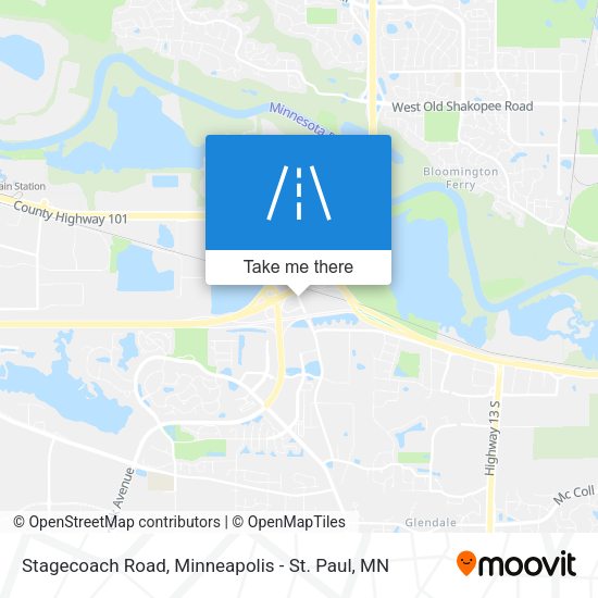 Stagecoach Road map