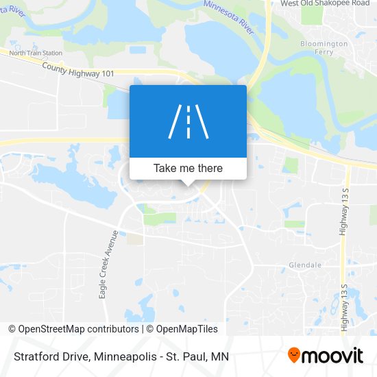 Stratford Drive map