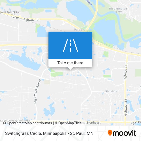 Mapa de Switchgrass Circle