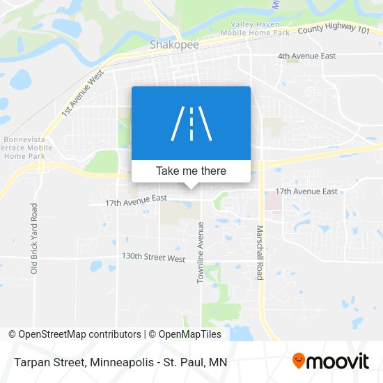 Tarpan Street map