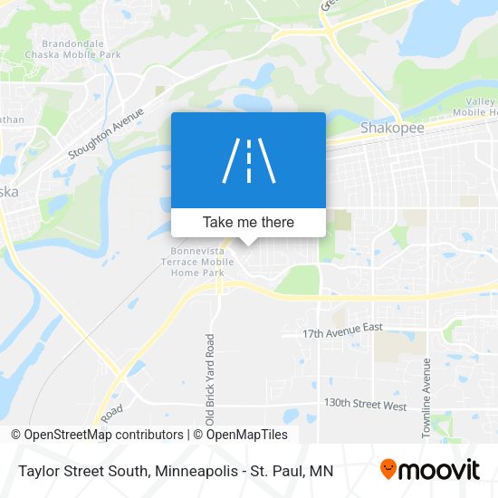 Mapa de Taylor Street South