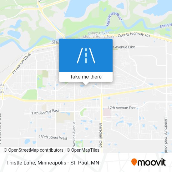 Thistle Lane map