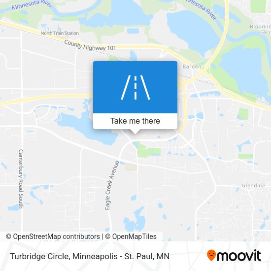 Turbridge Circle map