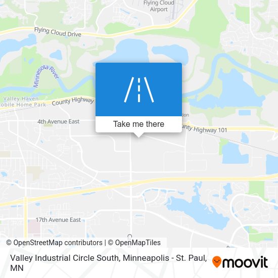 Valley Industrial Circle South map