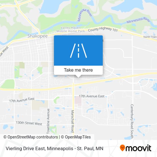 Vierling Drive East map