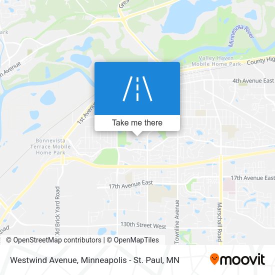 Westwind Avenue map