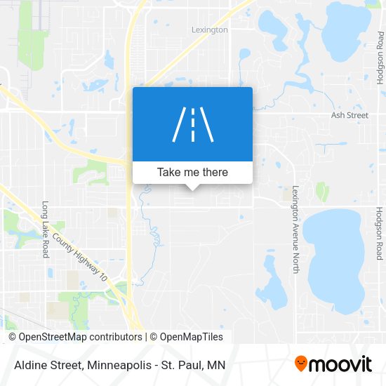 Aldine Street map