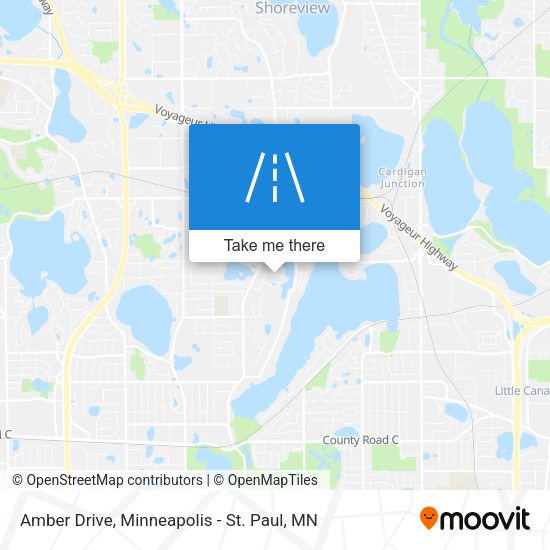 Mapa de Amber Drive