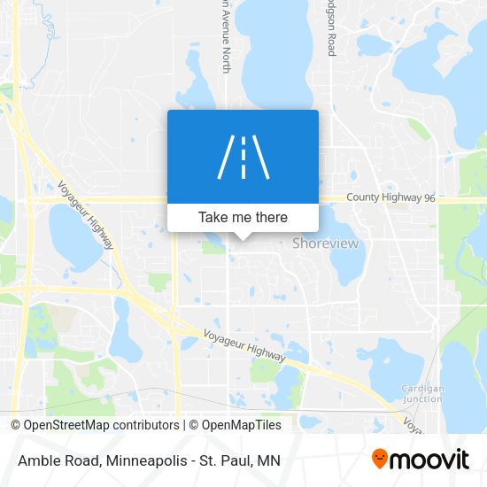 Amble Road map