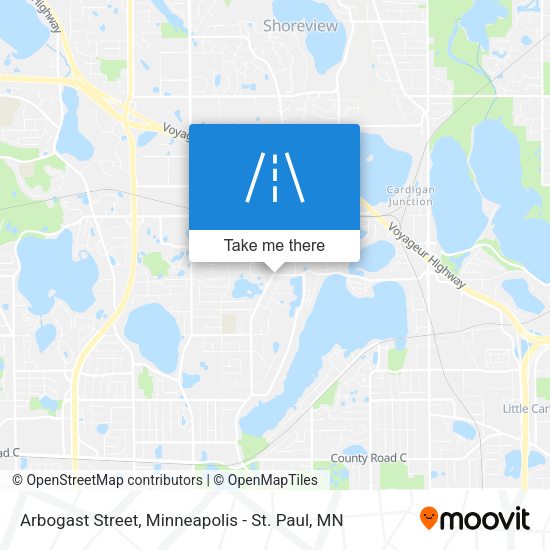 Arbogast Street map