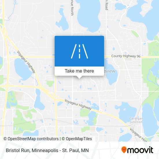 Bristol Run map