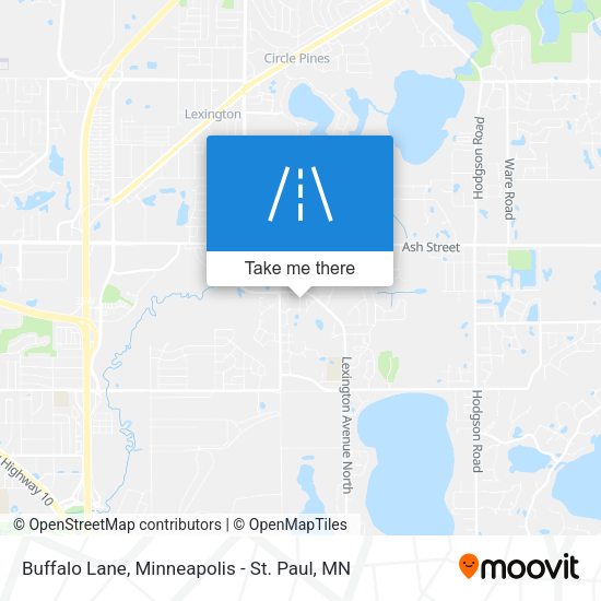 Buffalo Lane map