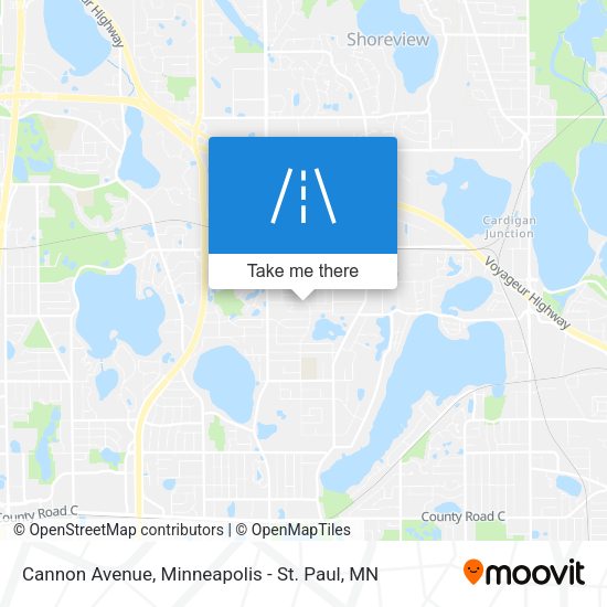 Cannon Avenue map