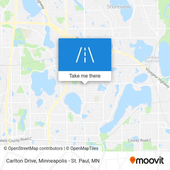 Mapa de Carlton Drive