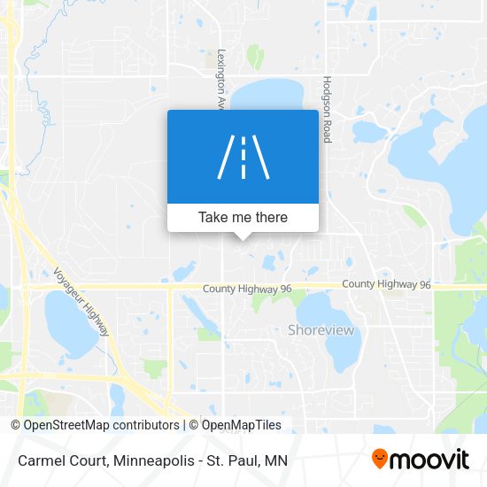 Carmel Court map