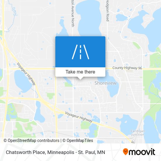 Mapa de Chatsworth Place