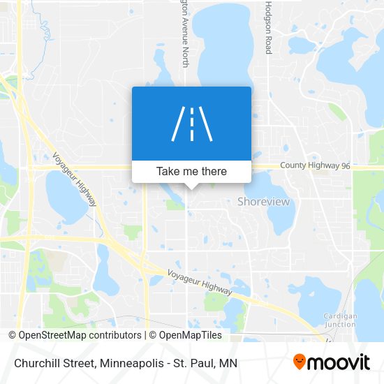 Mapa de Churchill Street