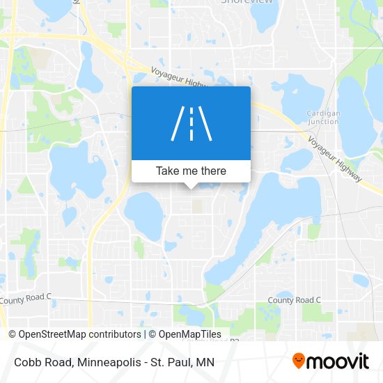 Mapa de Cobb Road