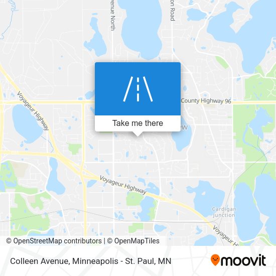 Mapa de Colleen Avenue