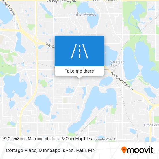 Cottage Place map