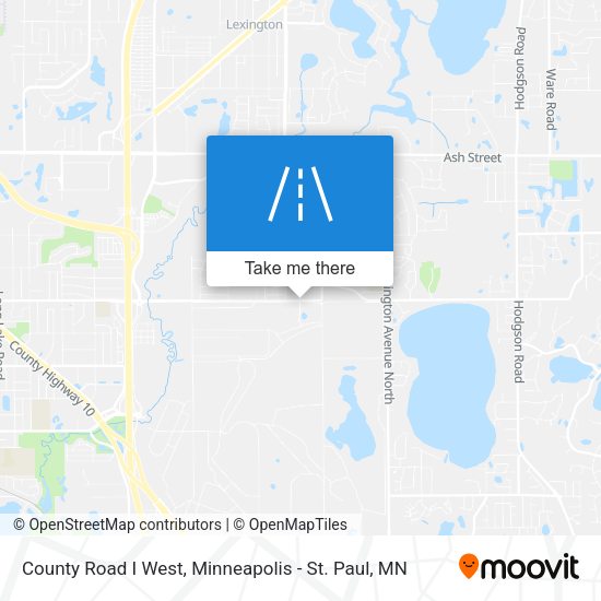 Mapa de County Road I West