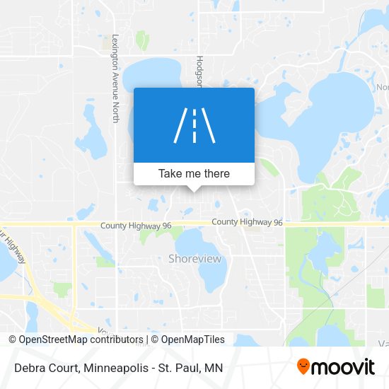 Debra Court map