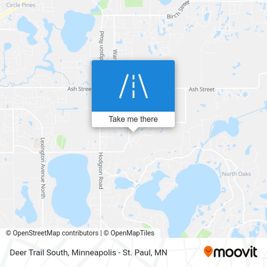 Deer Trail South map