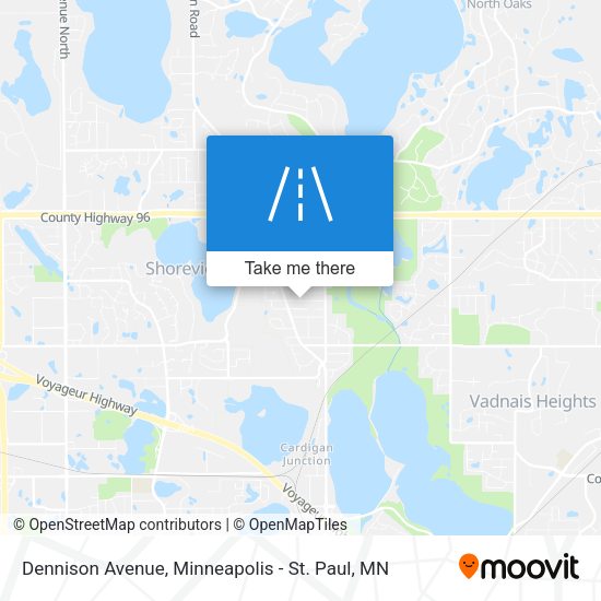 Dennison Avenue map