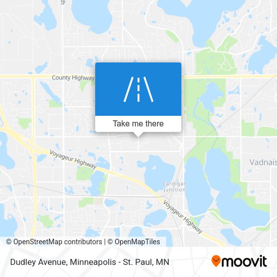 Mapa de Dudley Avenue