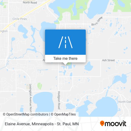 Mapa de Elaine Avenue