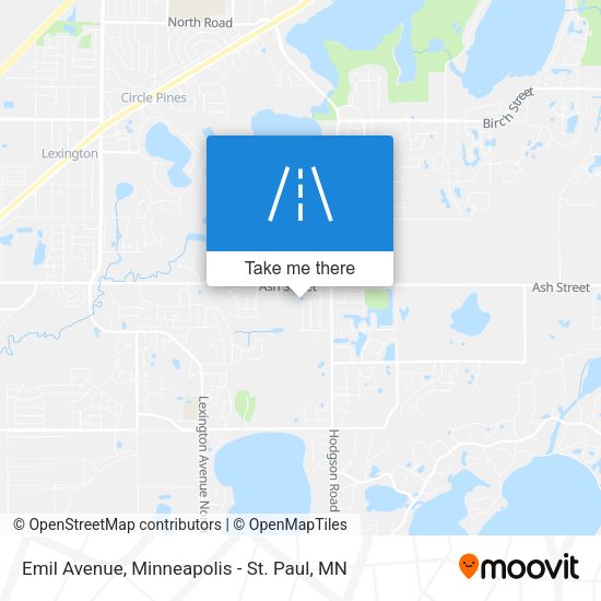 Mapa de Emil Avenue