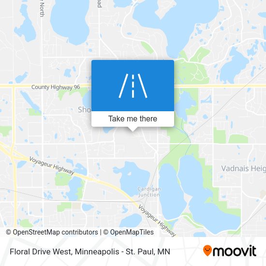 Mapa de Floral Drive West