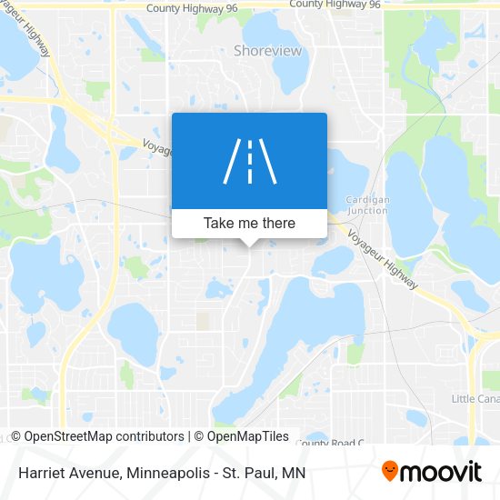 Mapa de Harriet Avenue
