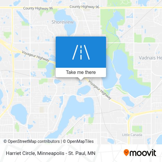 Harriet Circle map