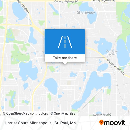 Mapa de Harriet Court