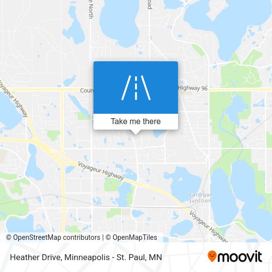 Heather Drive map