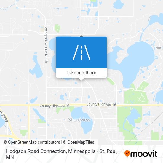 Mapa de Hodgson Road Connection