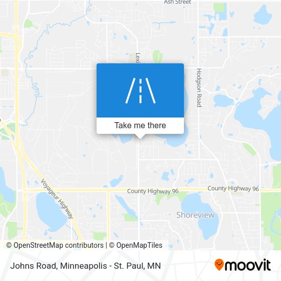 Mapa de Johns Road