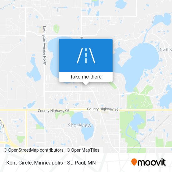 Mapa de Kent Circle