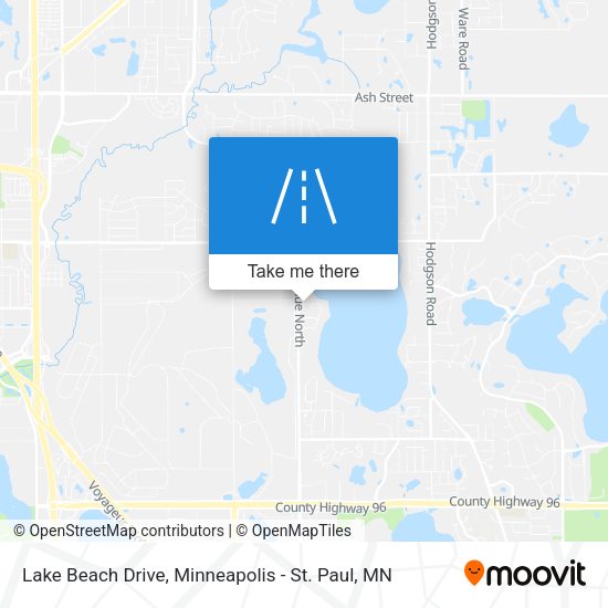 Mapa de Lake Beach Drive